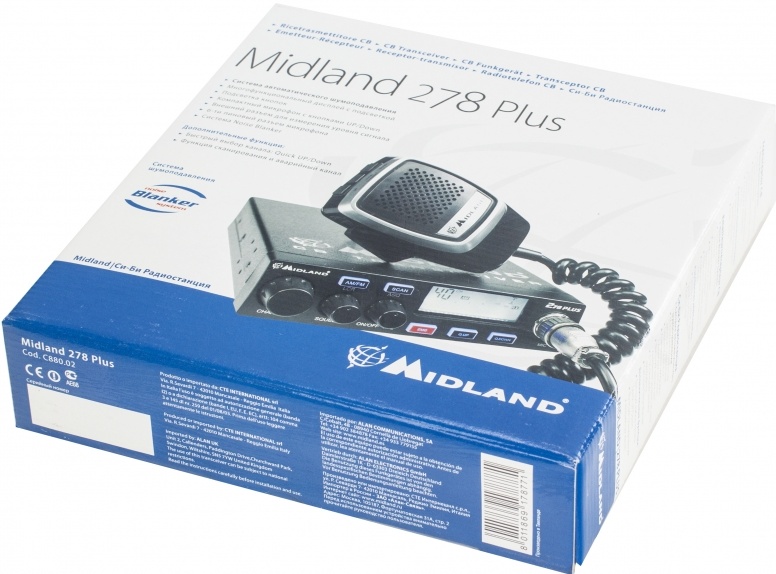 Автомобильная радиостанция Midland 278 PLUS ASQ — купить в интернет ...