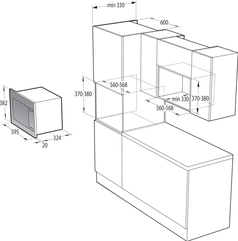 Gorenje bm201eg1bg схема встраивания