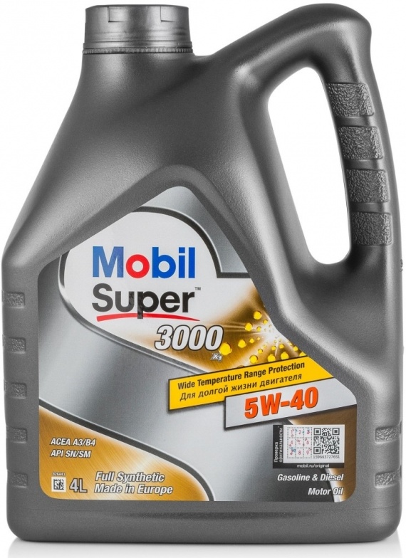 Моторное масло MOBIL Super 3000 X1 5W-40 синтетическое 4 л 152566 - купить по выгодной цене в интернет-магазине ОНЛАЙН ТРЕЙД.РУ Волгоград