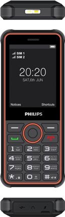Мобильный телефон Philips Xenium E2301 Темно-серый — купить в интернет ...