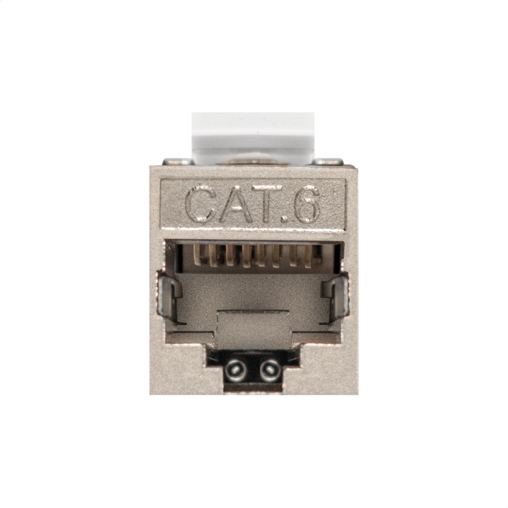 Модуль-вставка Keystone Jack RJ-45 ExeGate KJ-8P8C-SH-C6-180-TL (Кат.6, экранированная, 180 градусов, IDC Toolless (без инструмента)) EX297344RUS - купить в интернет-магазине ОНЛАЙН ТРЕЙД.РУ в Чебоксарах.