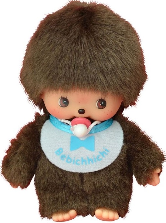 Купить Мягкая игрушка Monchhichi 235540 Бэбичичи мальчик в голубом слюнявчи...