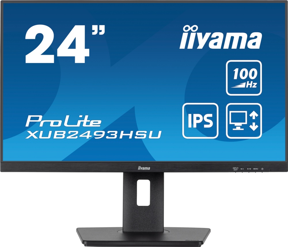 Монитор Iiyama ProLite XUB2493HSU-B6 23.8 черный- купить по выгодной цене в интернет-магазине ОНЛАЙН ТРЕЙД.РУ Санкт-Петербург