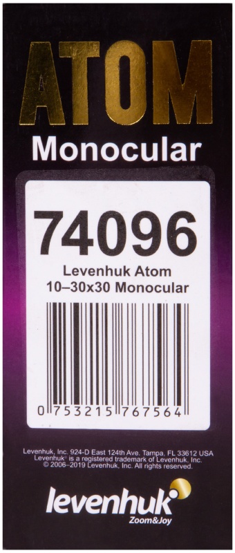 Монокуляр levenhuk atom 10 30х30 обзор