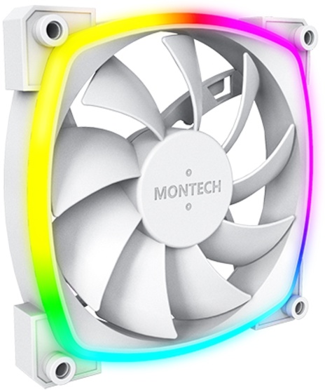 Вентилятор для корпуса Montech AX120 ARGB WHITE AX120 ARGB WHITE - купить по выгодной цене в интернет-магазине ОНЛАЙН ТРЕЙД.РУ Рязань