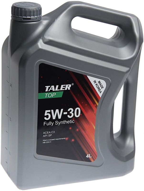 Моторное масло TALER TOP C3 5W-30 синтетическое 4 л «Южная Корея ...