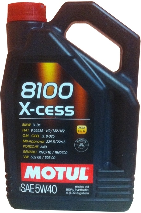 Моторное масло MOTUL 8100 X-cess 5W-40 4 л - купить в интернет-магазине ОНЛАЙН ТРЕЙД.РУ