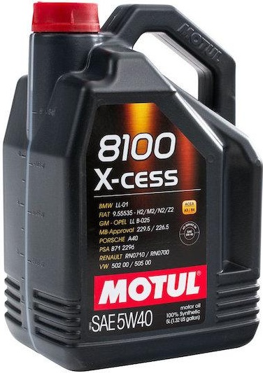 Моторное масло MOTUL 8100 X-cess 5W-40 синтетическое 5 л 102870 Motul - купить по выгодной цене в интернет-магазине ОНЛАЙН ТРЕЙД.РУ Великий Новгород