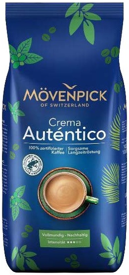 Кофе в зернах Movenpick El Autentico Caffe Crema 1 кг 4006581012421 — купить по низкой цене в интернет-магазине ОНЛАЙН ТРЕЙД.РУ