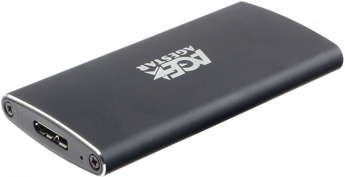 Внешний корпус для SSD mSATA AgeStar 3UBMS2, алюминий, черный, USB 3.0 3UBMS2 (BLACK) — купить в интернет-магазине ОНЛАЙН ТРЕЙД.РУ
