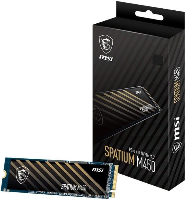 SSD диск MSI SPATIUM M450 PCIe 4.0 NVMe M.2 500GB S78-440K220-P83 — купить по низкой цене в интернет-магазине ОНЛАЙН ТРЕЙД.РУ