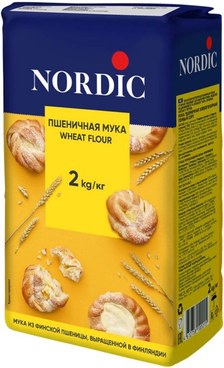 Мука Nordic пшеничная в/с 2 кг 4612758100015 — купить по низкой цене в интернет-магазине ОНЛАЙН ТРЕЙД.РУ
