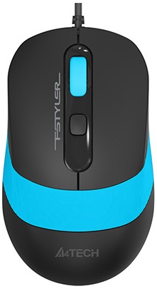 Мышь A4tech Fstyler FM10 черный/синий оптическая USB 1147674 A4TECH - купить по выгодной цене в интернет-магазине ОНЛАЙН ТРЕЙД.РУ Саратов