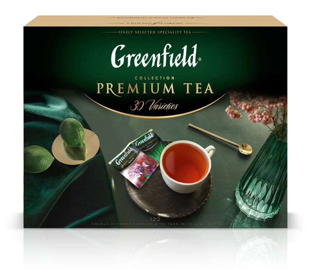 Набор чая GREENFIELD Коллекция 30 видов, 120 пакетиков — купить в интернет-магазине ОНЛАЙН ТРЕЙД.РУ