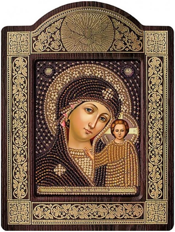 Набор нова слобода. СН 8002 Богородица Казанская. Набор для вышивания Nova Sloboda. Казанская икона Божией матери Нова Слобода. Нова Слобода иконы бисером