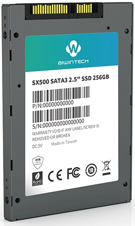 Купить накопитель SSD 2.5 BiwinTech SX500 256GB SATA-III 3D NAND (52S3A8Q#G) в интернет-магазине ОНЛАЙН ТРЕЙД.РУ