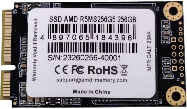 SSD диск AMD Radeon R5 256 Гб mSATA TLC 3D R5MS256G5 — купить по низкой цене в интернет-магазине ОНЛАЙН ТРЕЙД.РУ