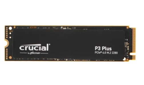Купить накопитель SSD M.2 CRUCIAL 1TB P3 Plus PCIe 4.0 x4 (CT1000P3PSSD8) в интернет-магазине ОНЛАЙН ТРЕЙД.РУ
