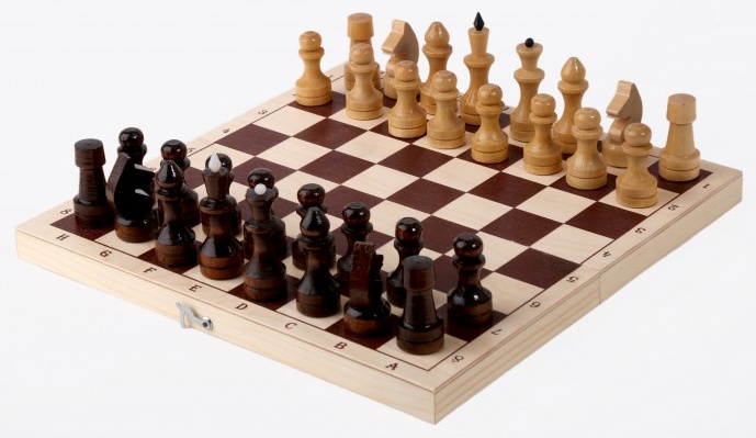Настольная игра ОРЛОВСКАЯ ЛАДЬЯ Р-1 Шахматы обиходные, лакированные ...