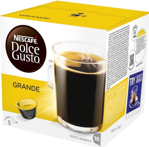 Кофе в капсулах Nescafe Dolce Gusto Cafe Crema Grande 16 капсул ...