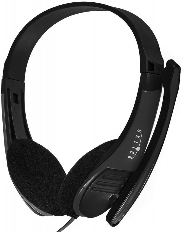 Гарнитура Oklick HS-M150 черный 428963 — купить по низкой цене в интернет-магазине ОНЛАЙН ТРЕЙД.РУ