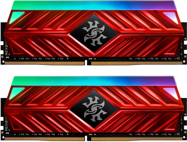 Оперативная память ADATA XPG Spectrix D41 DDR4 16Gb (2x8Gb) 3200MHz pc-25600 RGB LED Red (AX4U320038G16-DR41) — купить в интернет-магазине ОНЛАЙН ТРЕЙД.РУ