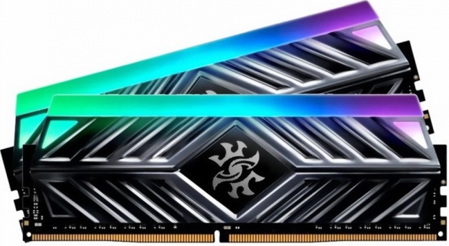 Оперативная память ADATA DDR4 16Gb (2x8Gb) 3200MHz pc-25600 XPG SPECTRIX D41 RGB Grey (AX4U32008G16A-DT41) — купить в интернет-магазине ОНЛАЙН ТРЕЙД.РУ