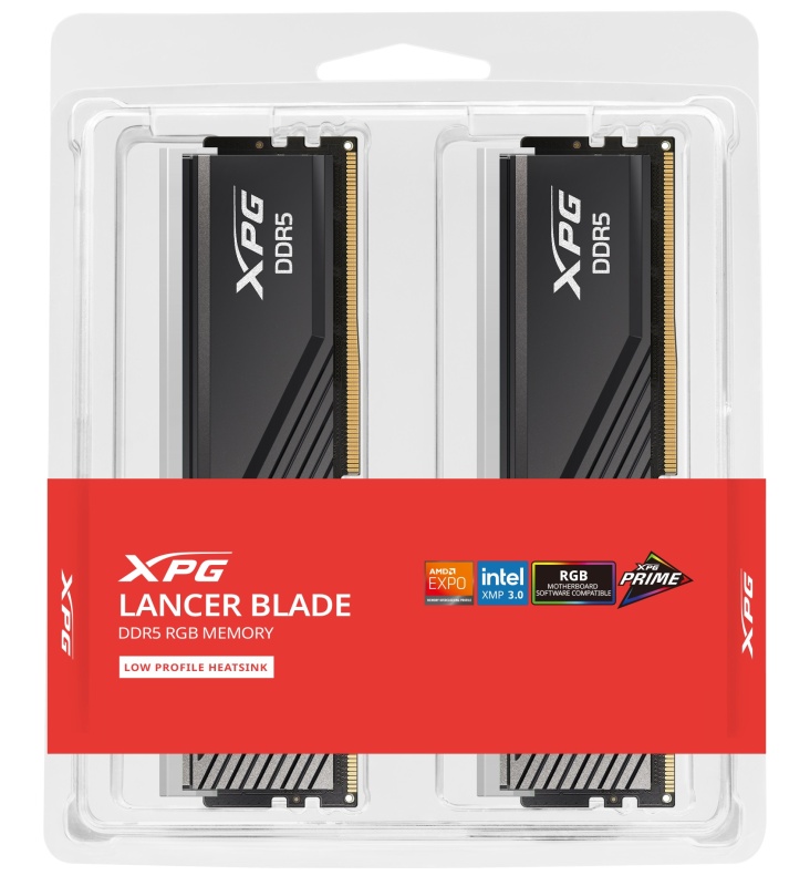 ADATA XPG LANCER Blade RGB 32GB 2x16Gb DDR5 6000 adata-xpg-lancer-blade-rgb-32gb-2x16gb-ddr5-6000