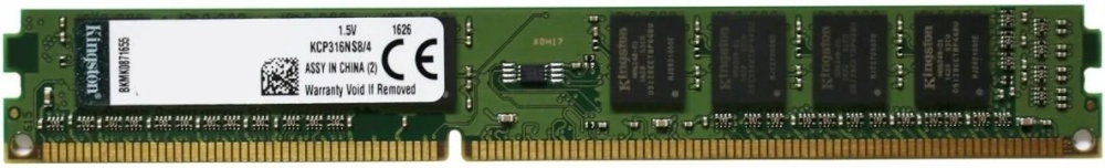 Оперативная память Kingston DIMM 8GB DDR3-1600 (KVR16N11H/8WP) — купить по низкой цене в интернет-магазине ОНЛАЙН ТРЕЙД.РУ