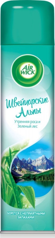 Освежитель воздуха AIRWICK Швейцарские Альпы (Утренняя роса и Зеленый лес), 290 мл 4640018993084 — купить по низкой цене в интернет-магазине ОНЛАЙН ТРЕЙД.РУ