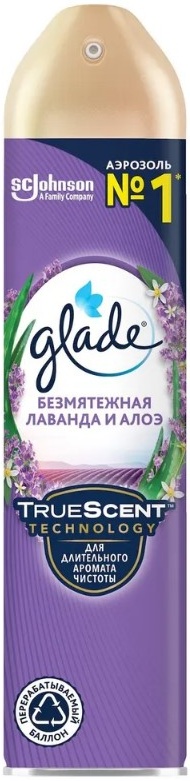 Освежитель воздуха GLADE Лаванда и алоэ, 300 мл 5000204200829 - купить по выгодной цене в интернет-магазине ОНЛАЙН ТРЕЙД.РУ Санкт-Петербург