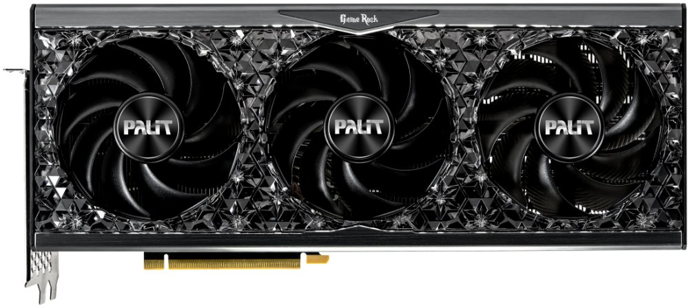 Видеокарта PALIT GeForce 4070 TI SUPER GAMEROCK OMNIBLACK 16G NED47TS019T2-1020Q - низкая цена, доставка или самовывоз по Челябинску. Видеокарта Палит GeForce 4070 TI SUPER GAMEROCK OMNIBLACK 16G купить в интернет магазине ОНЛАЙН ТРЕЙД.РУ