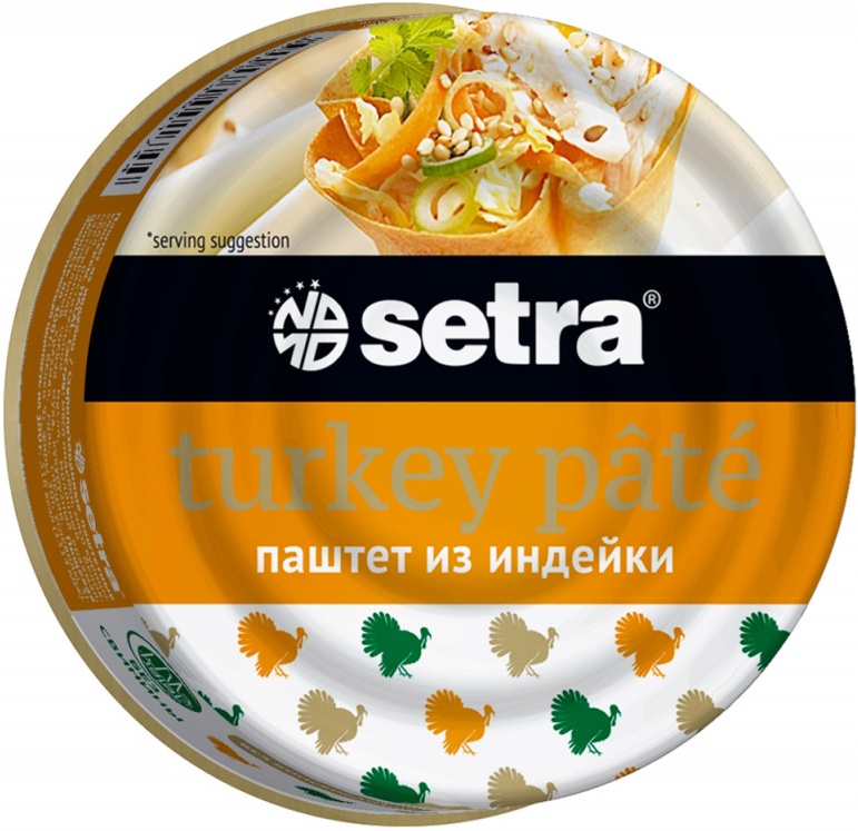 Паштет setra turke paste из индейки жб 100г (8600084001744)