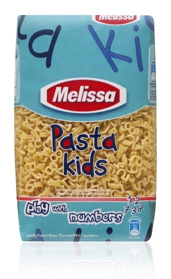 Melissa (melissa-kikiz.Food.) pasta kids numbers a h 0.5kg s (5201193114344)