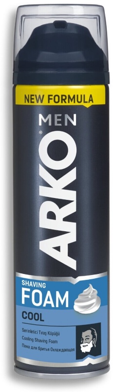 Пена для бритья ARKO Men Cool с охлаждающим эффектом, 200 мл 504316/505237 — купить по низкой цене в интернет-магазине ОНЛАЙН ТРЕЙД.РУ
