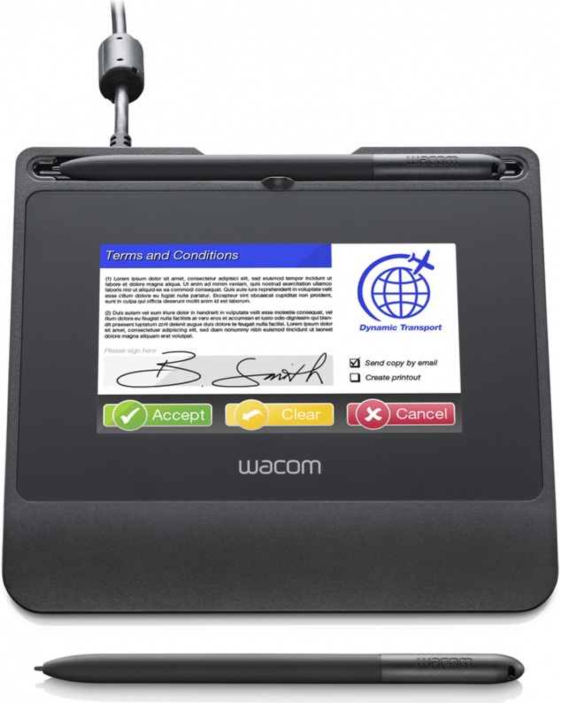 Планшет для ЭЦП Wacom STU-540 — купить в интернет-магазине ОНЛАЙН ТРЕЙД.РУ