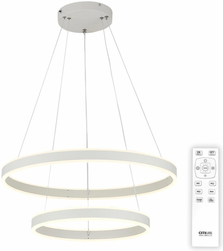 Подвесная светодиодная люстра Citilux Дуэт CL719640 CL719640_Citilux - купить по выгодной цене в интернет-магазине ОНЛАЙН ТРЕЙД.РУ Тула