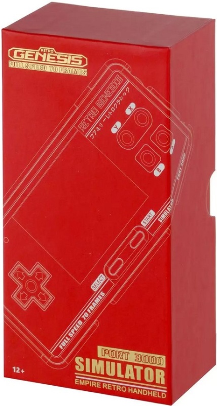 Купить Портативная игровая приставка Retro Genesis Port 3000 (черно ...