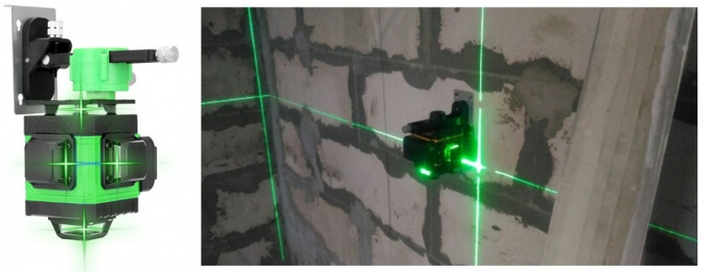 Построитель лазерных плоскостей ZITREK LL16-GL-Cube самовыравнивающийся ...