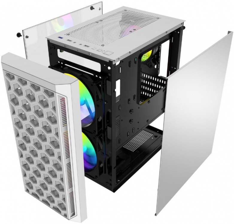 Корпус Powercase Mistra Micro T3W, белый (CMIMTW-L3) — купить по низкой ...