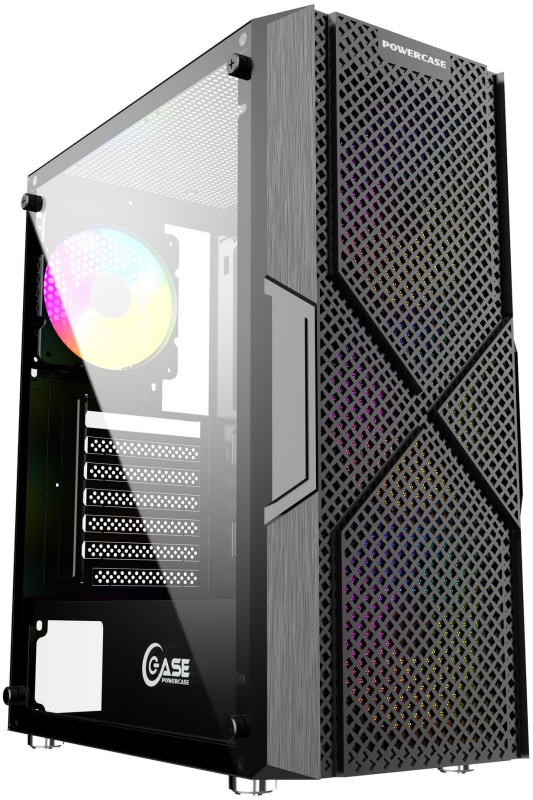 Корпус Powercase Mistral T4B LED 4x120mm CMITB-L4 — купить в интернет-магазине ОНЛАЙН ТРЕЙД.РУ