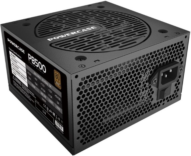 Блок питания Powercase PB500, 500W, 80+ Bronze (PS-500B-DC) — купить по низкой цене в интернет-магазине ОНЛАЙН ТРЕЙД.РУ