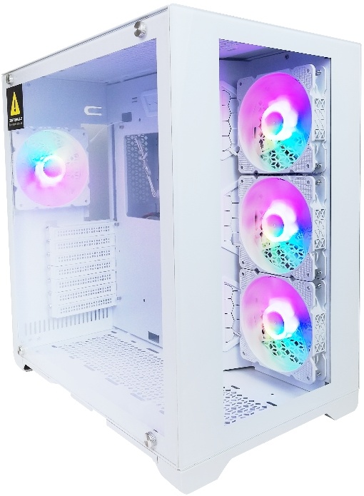 Корпус Powercase Vision White CVWA-L4- низкая цена, доставка или самовывоз по Екатеринбургу. Корпус Поверкейс Vision White CVWA-L4 купить в интернет магазине ОНЛАЙН ТРЕЙД.РУ