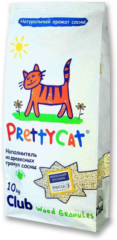 Наполнитель для кошачьих туалетов PrettyCat древесный Wood Granules 10 кг 620277 - купить по выгодной цене в интернет-магазине ОНЛАЙН ТРЕЙД.РУ Санкт-Петербург