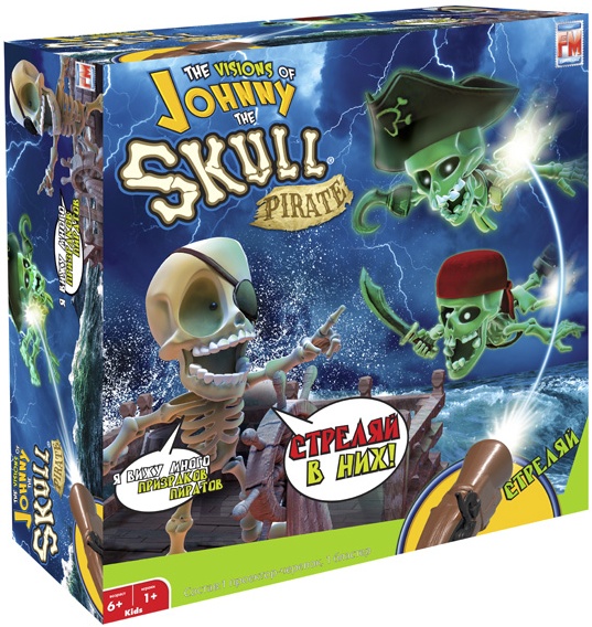 Проекционный тир JOHNNY THE SKULL 1090-1 Джонни Пират с 1 бластером ...