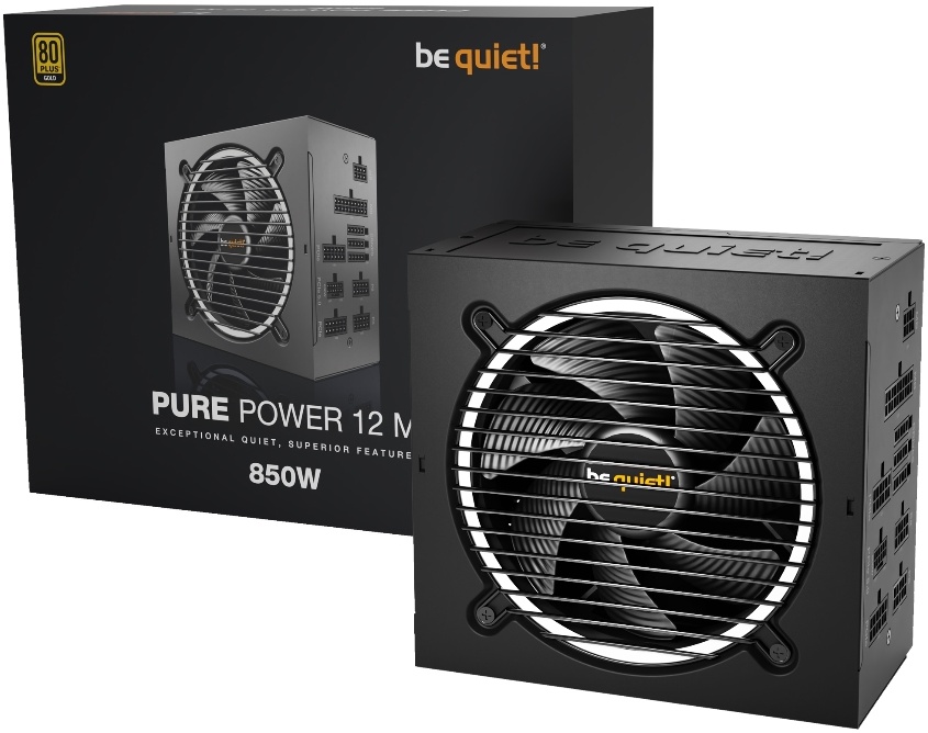 Блок питания be quiet! Pure Power 12 M 850W Gold ATX 3.0 BN344 — купить в интернет-магазине ОНЛАЙН ТРЕЙД.РУ