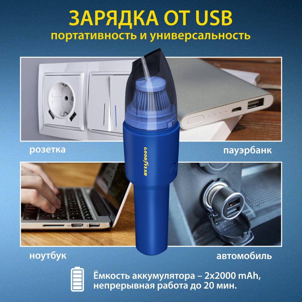 Фирма Goodyear пылесос для машины