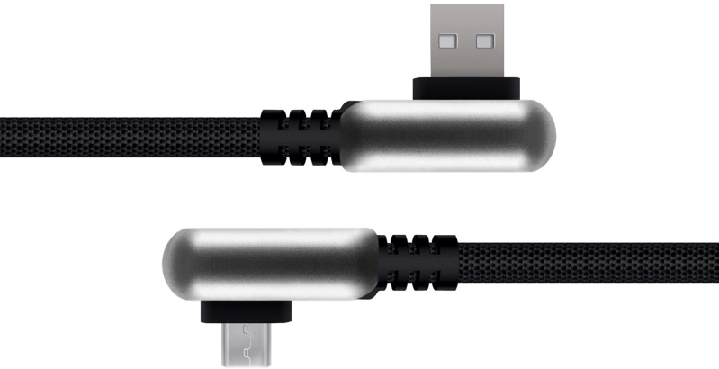 Кабель Rombica Digital Electron M Black, USB - micro USB, нейлоновая оплетка, 1.2м, черный MPQ-001 — купить по низкой цене в интернет-магазине ОНЛАЙН ТРЕЙД.РУ