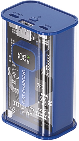 Внешний аккумулятор Rombica NEO Zion Blue PB-0160 — купить в интернет-магазине ОНЛАЙН ТРЕЙД.РУ