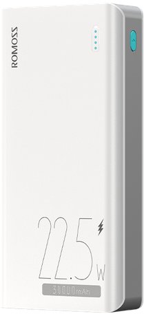 Внешний аккумулятор Romoss Sense 8F 30000mAh PD 3A белый — купить в интернет-магазине ОНЛАЙН ТРЕЙД.РУ